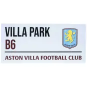 Aston Villa Vägskylt White