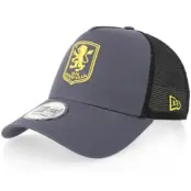 New Era - Football Grå trucker Keps - Aston Villa Seasonal Graphite Gray/Black A-Frame Trucker @ Hatstore