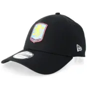 New Era - Football Svart adjustable Keps - Aston Villa Core 9FORTY Black Adjustable @ Hatstore