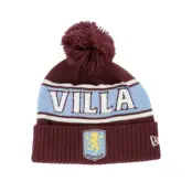 New Era - Football Röd pom Beanie - Aston Villa Sport Knit Beanie Fbg Pom @ Hatstore