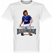 Brentford T-shirt Terry Hurlock Hardman Vit M