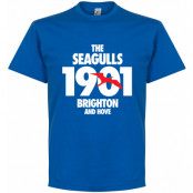 Brighton Hove Albion T-shirt Established Blå L