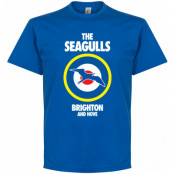 Brighton Hove Albion T-shirt Roundel Blå M