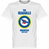 Brighton Hove Albion T-shirt Roundel Vit M