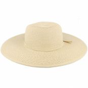 Sur la tête - Beige sunhat Hatt - Womens Brighton Natural Sun Hat @ Hatstore