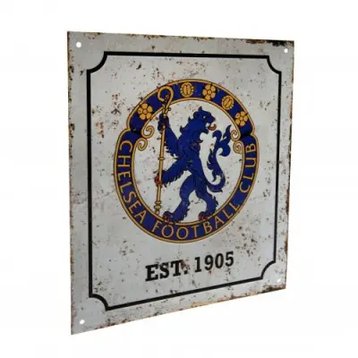 Chelsea Skylt Retro Logo