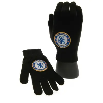 Chelsea Stickade Vantar Svarta Ungdom