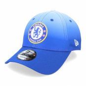 New Era - Football Blå adjustable Keps - Chelsea Fade 9FORTY Blue/White Adjustable @ Hatstore