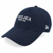 New Era - Football Blå adjustable Keps - Chelsea Womens Suede 9FORTY Navy Adjustable @ Hatstore