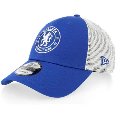 New Era - Football Blå trucker Keps - Chelsea League 9FORTY Royal/White Trucker @ Hatstore