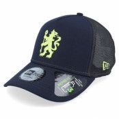 New Era - Football Blå trucker Keps - Chelsea Seasonal Pop Navy A-frame Trucker @ Hatstore