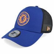 New Era - Football Blå trucker Keps - Chelsea Seasonal Royal/Black A-frame Trucker @ Hatstore