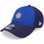 New Era - Football Blå unconstructed Keps - Chelsea Colour Block 9TWENTY Cab Blue Dad Cap @ Hatstore