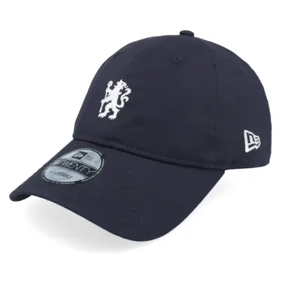New Era - Football Blå unconstructed Keps - Chelsea Mini Logo 9TWENTY Navy Dad Cap @ Hatstore