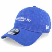 New Era - Football Blå unconstructed Keps - Chelsea Washed Om Tie Dye 9TWENTY Che Cobalt Dad Cap @ Hatstore