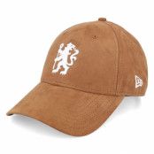 New Era - Football Brun adjustable Keps - Chelsea Suede 9FORTY Brown Adjustable @ Hatstore