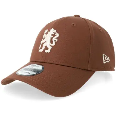New Era - Football Brun adjustable Keps - Chelsea Team 9FORTY Brown Adjustable @ Hatstore