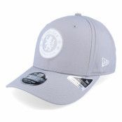 New Era - Football Grå adjustable Keps - Chelsea Seasonal 9FIFTY Grey Adjustable @ Hatstore