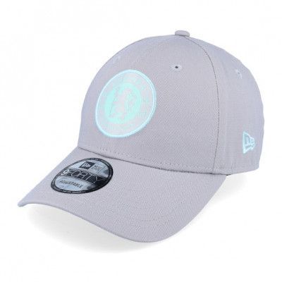 New Era - Football Grå adjustable Keps - Chelsea Seasonal 9FORTY Gray Adjustable @ Hatstore