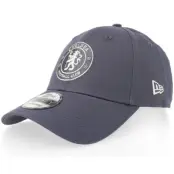 New Era - Football Grå adjustable Keps - Chelsea Seasonal 9FORTY Grey/Light Terracotta Adjustable @ Hatstore