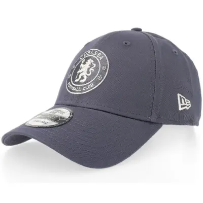 New Era - Football Grå adjustable Keps - Chelsea Seasonal 9FORTY Grey/Light Terracotta Adjustable @ Hatstore