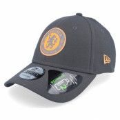 New Era - Football Grå adjustable Keps - Chelsea Seasonal Pop 9FORTY Charcoal Adjustable @ Hatstore