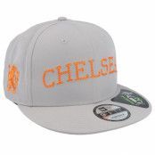 New Era - Football Grå snapback Keps - Chelsea Chainstitch 9FIFTY Grey Snapback @ Hatstore