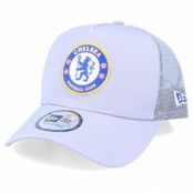 New Era - Football Grå trucker Keps - Chelsea Basic 9Forty A-Frame Gray Trucker @ Hatstore