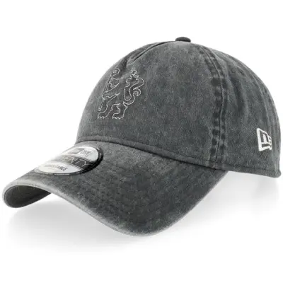 New Era - Football Grå unconstructed Keps - Chelsea Washed 9TWENTY Grey A-Frame Dad Cap @ Hatstore