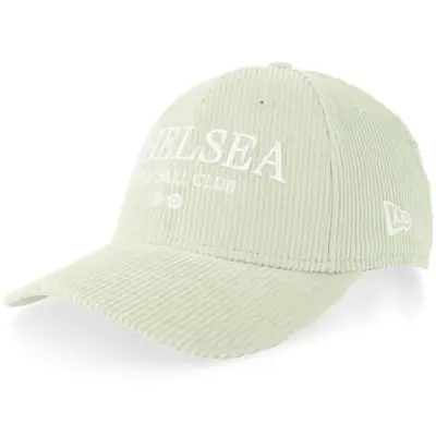 New Era - Football Grön adjustable Keps - Chelsea Corduroy 9FORTY M-Crown Soft Green Adjustable @ Hatstore