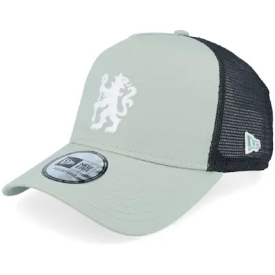 New Era - Football Grön trucker Keps - Chelsea Seasonal Pop Evergreen/Black A-frame Trucker @ Hatstore