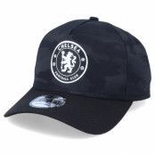 New Era - Football Svart adjustable Keps - Chelsea Camo 9Forty A-Frame Black Camo Adjustable @ Hatstore