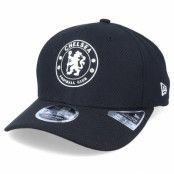 New Era - Football Svart adjustable Keps - Chelsea Diamond Era Monochrome 9Fifty Stretch Snap Black/White Adjustable @ Hatstore