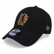 New Era - Football Svart adjustable Keps - Chelsea Outline 9FORTY Black Adjustable @ Hatstore