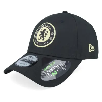 New Era - Football Svart adjustable Keps - Chelsea Seasonal Pop 9FORTY Black/Gold Adjustable @ Hatstore
