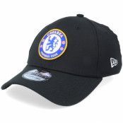 New Era - Football Svart flexfit Keps - Chelsea Rear Wordmark 39Thirty Black/White Flexfit @ Hatstore