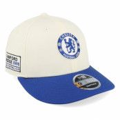 New Era - Football Vit adjustable Keps - Chelsea 9FIFTY Low Profile White/Blue Adjustable @ Hatstore