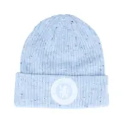 New Era - Blå cuff Beanie - Chelsea Fleck Crest Beanie Gray Cuff @ Hatstore