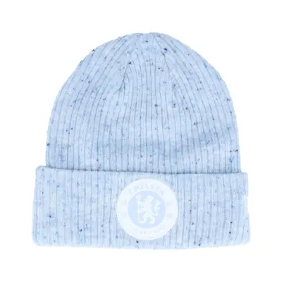 New Era - Blå cuff Beanie - Chelsea Fleck Crest Beanie Gray Cuff @ Hatstore