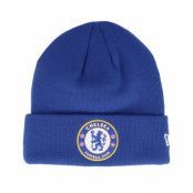 New Era - Football Blå cuff Beanie - Chelsea Core Beanie Royal Cuff @ Hatstore