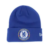 New Era - Football Blå cuff Beanie - Kids Chelsea Core Beanie Cab Cuff @ Hatstore
