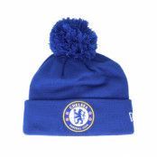 New Era - Football Blå pom Beanie - Chelsea Cuff Bobble Knit Cfc Cab Royal Pom @ Hatstore