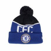 New Era - Football Blå pom Beanie - Chelsea Sport Beanie Royal/Black Pom @ Hatstore