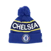 New Era - Football Blå pom Beanie - Chelsea Sport Royal Pom @ Hatstore