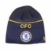 New Era - Football Blå traditionalbeanie Beanie - Chelsea Engineered Skull Navy Beanie @ Hatstore