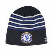 New Era - Football Blå traditionalbeanie Beanie - Chelsea Stripe Skull Navy Beanie @ Hatstore