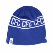 New Era - Football Blå traditionalbeanie Beanie - Chelsea Wordmark Skull Beanie Cab Royal Beanie @ Hatstore