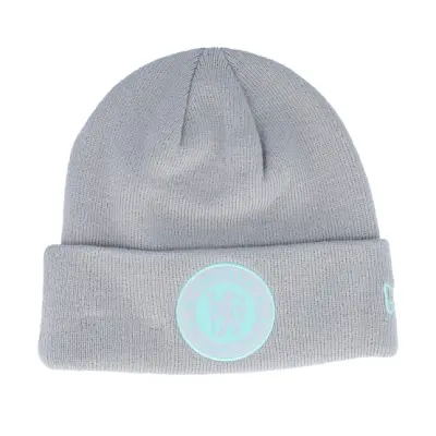 New Era - Football Grå cuff Beanie - Chelsea Seasonal Beanie Gray Cuff @ Hatstore