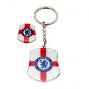 Chelsea nyckelring och pinn St George