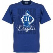 Chelsea T-shirt Legend Drogba Legend Didier Drogba Blå L